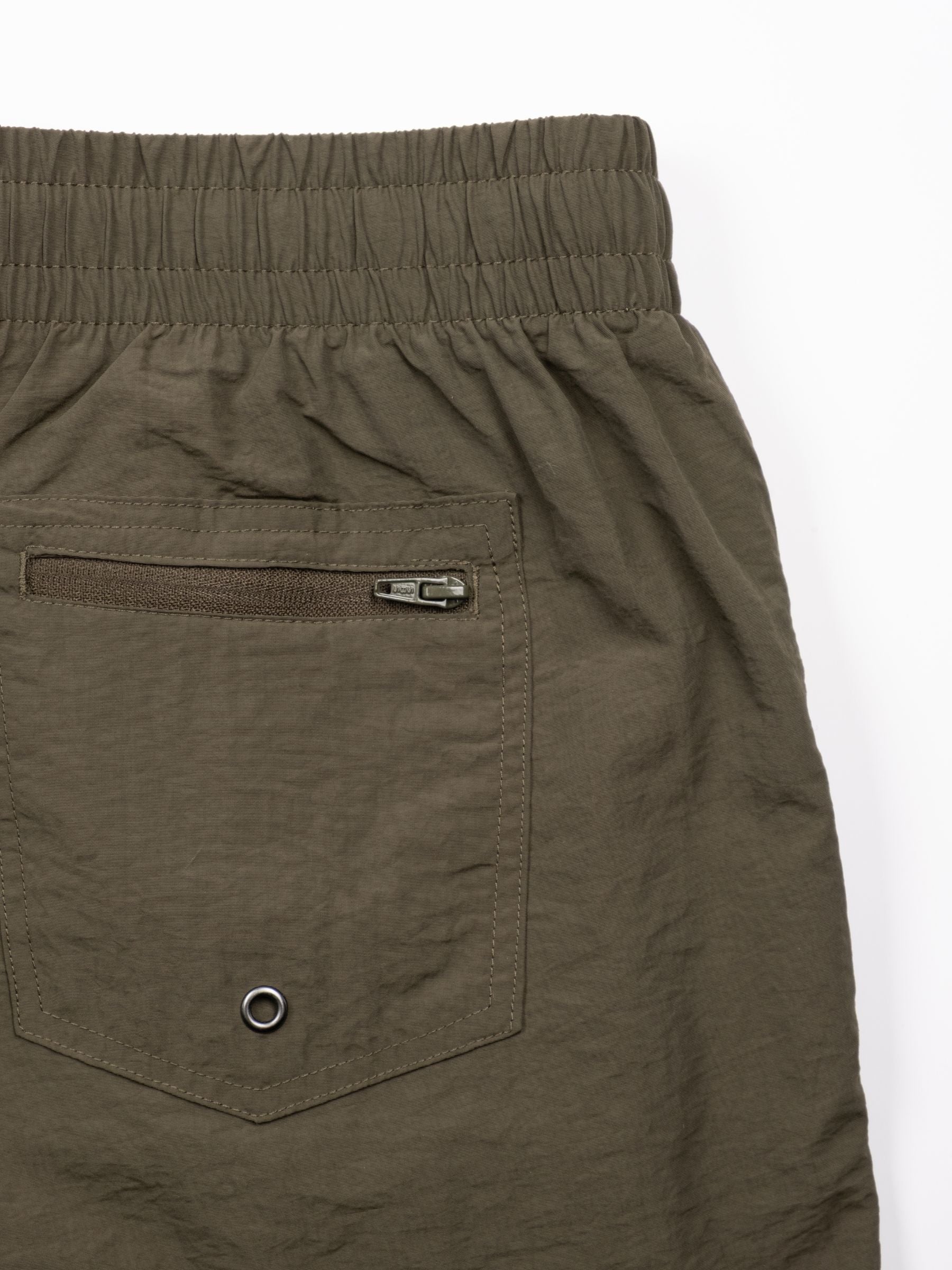 Roomers Swimshort Olive/White