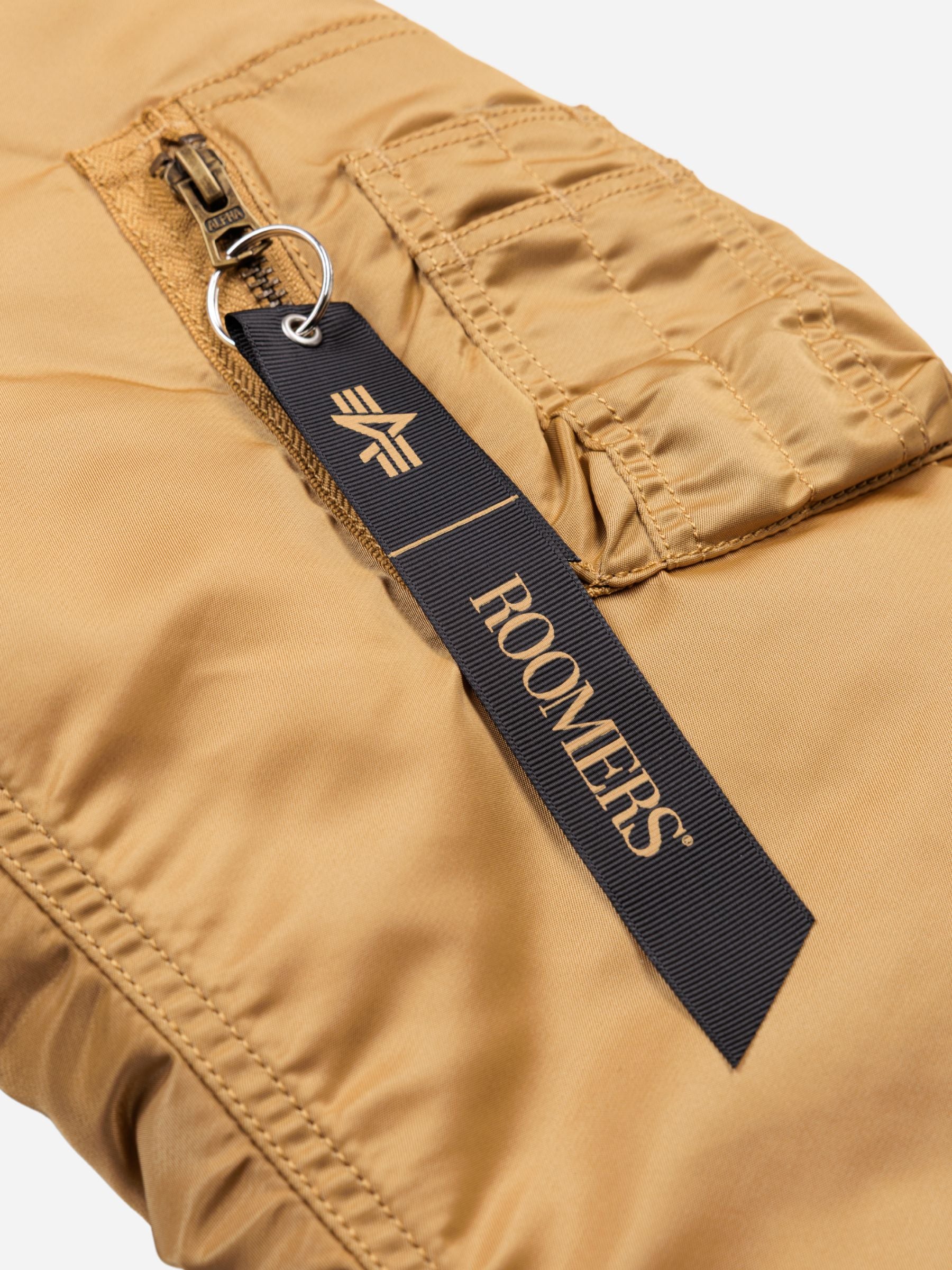 Roomers x Alpha Industries MA-1 Bomber Jacket Gold