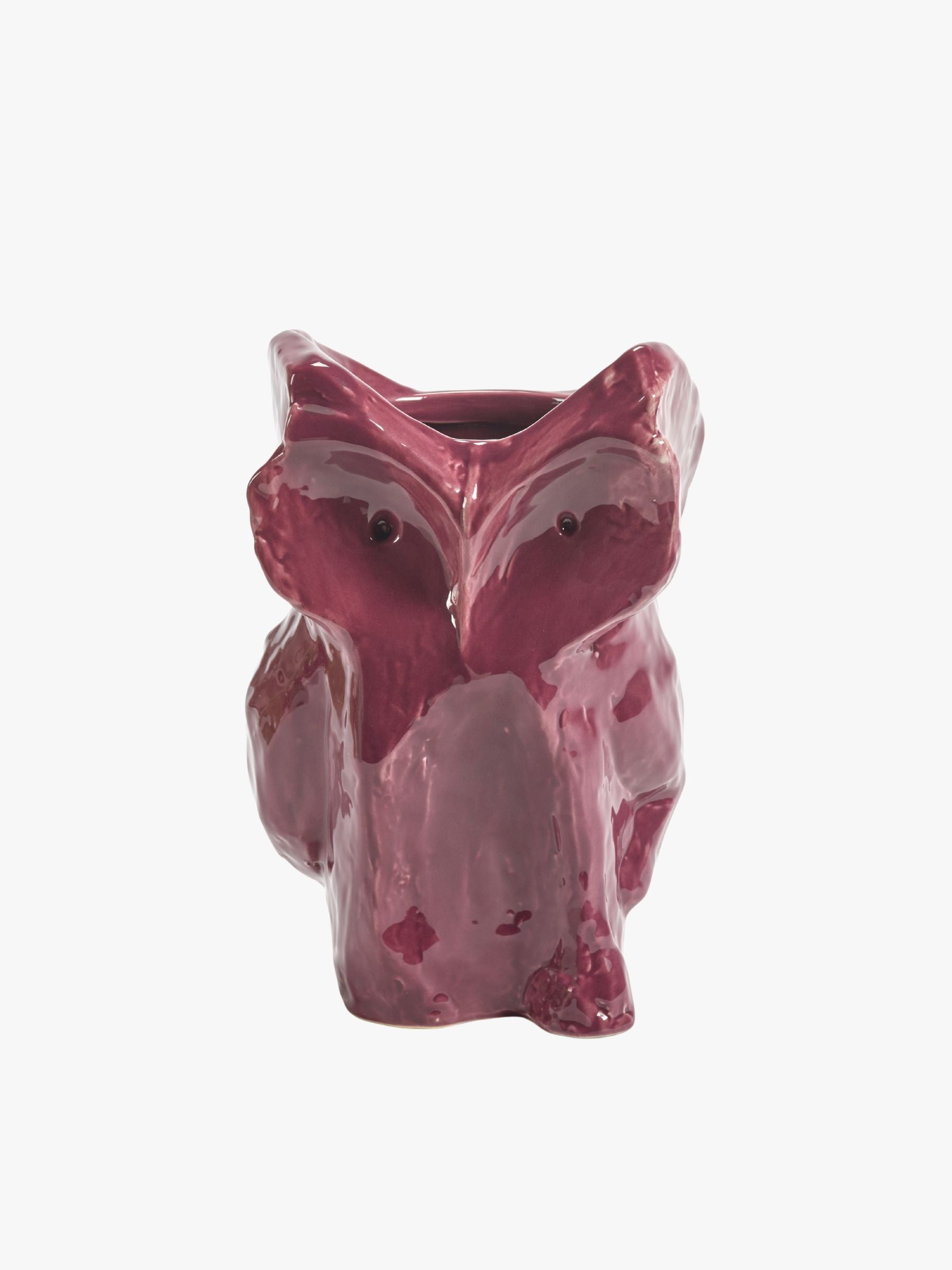 Serax Marni Owl Vase L After Midnight Aubergine
