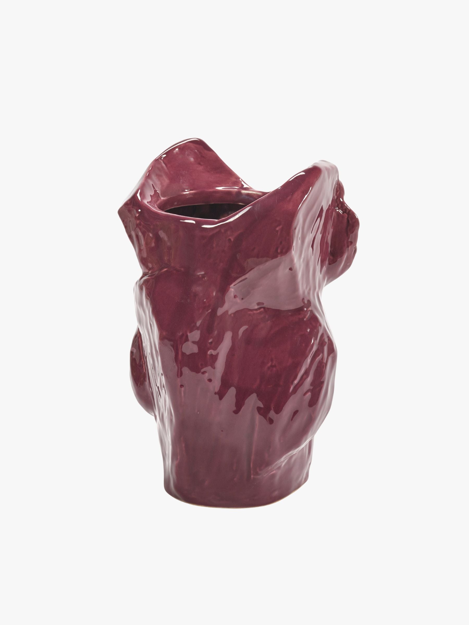 Serax Marni Owl Vase L After Midnight Aubergine