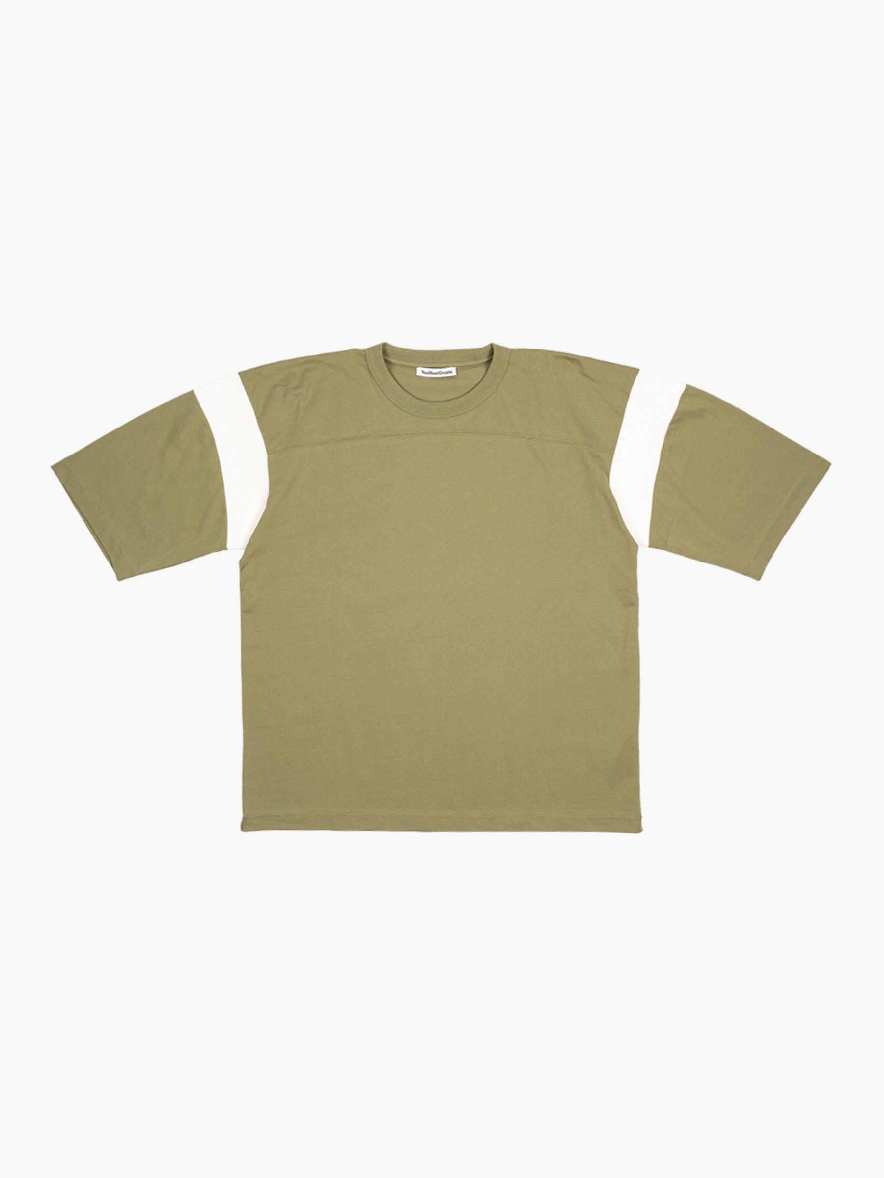 YMC Skate T-Shirt Green/White
